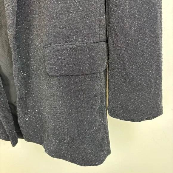 ALLSAINTS Aleida Shimmer Blazer Black Sz 6 - Picture 10 of 16